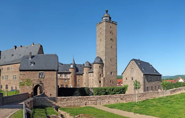Картинка замок, Германия, Hessen, Steinau An Der Strasse