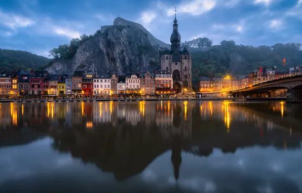 City, Europe, lake, town