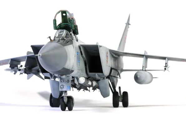 Игрушка, истребитель, моделька, MiG-31B
