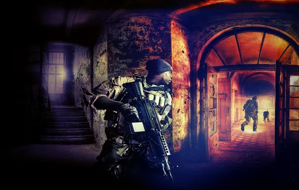 Арт, солдат, DICE, Battlefield 4