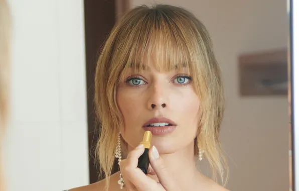 Актриса, помада, косметика, Margot Robbie, Марго Робби, рекламная компания