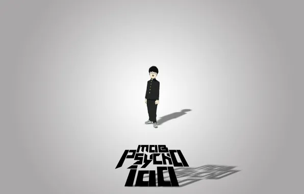 Минимализм, Mob Psycho 100, Кагеяма Шигео, Моб психо 100