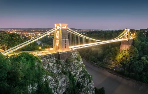 Картинка мост, Англия, Бристоль