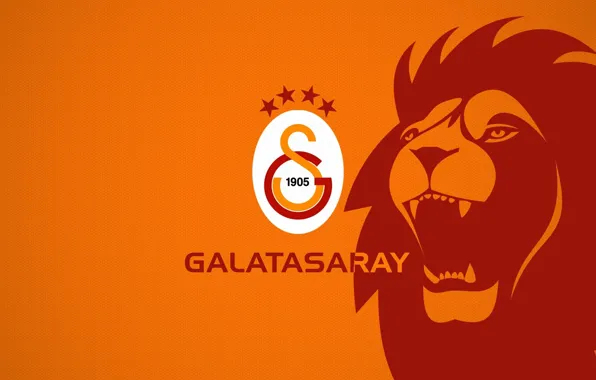 Wallpaper, sport, logo, football, Galatasaray SK