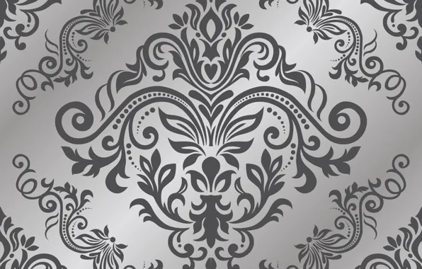 Серый, фон, wallpaper, silver, style, background, color, seamless
