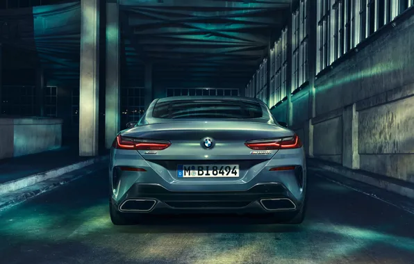 BMW, вид сзади, Coupe, 2018, 8-Series, M850i, XDrive