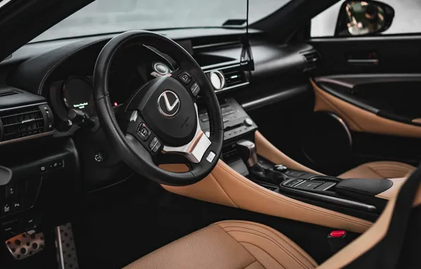 Картинка Lexus, руль, салон