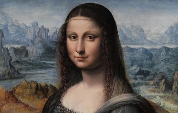 Мона Лиза, Madrid, Мадрид, Mona Lisa, Museo del Prado, Национальный музей Прадо, oil on walnut …