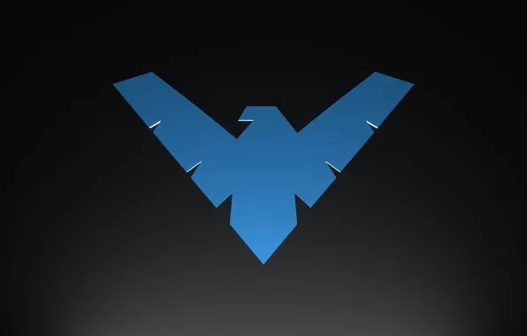 Картинка знак, эмблема, logo, symbol, Найтвинг, Nightwing