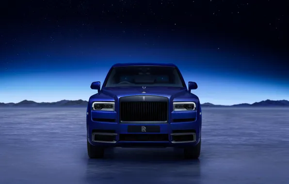 Rolls-Royce Cullinan Black Badge Blue Shadow, Cullinan, Rolls-Royce, front view