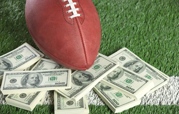 Field, brown, football, color, american, business, cash, currency