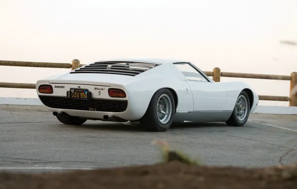 Картинка Lamborghini, 1969, supercar, Miura, Lamborghini Miura P400 S