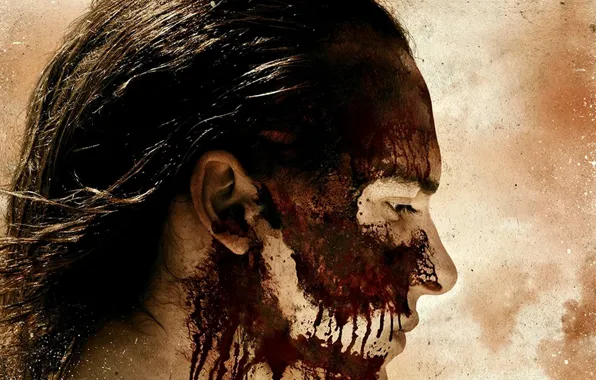 Zombie, blood, zombies, man, survivor, death, The Walking Dead, Season 3