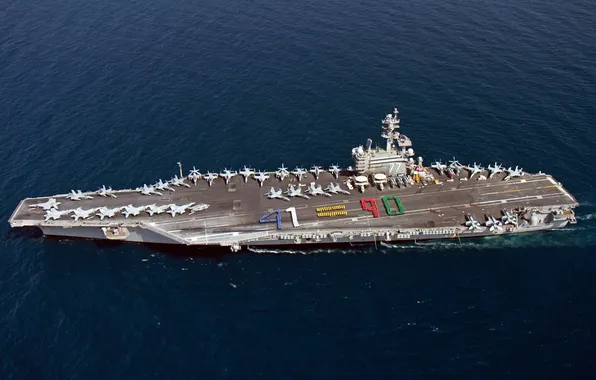 Картинка birthday, aircraft carrier, USS George H.W. Bush