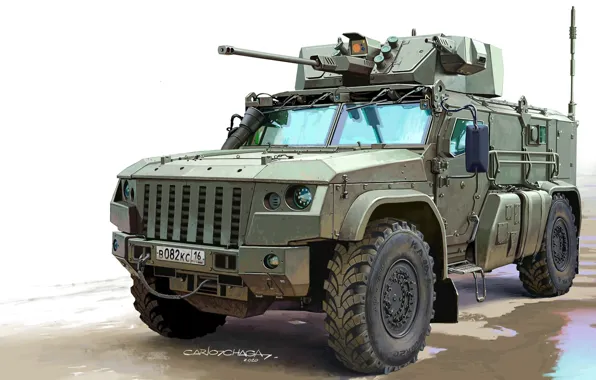 Россия, бронеавтомобиль, вс россии, Carlos Chaga, Russian K-4386 Typhoon-VDV Armored Vehicle, Тайфун-ВДВ, Тайфун К-4386