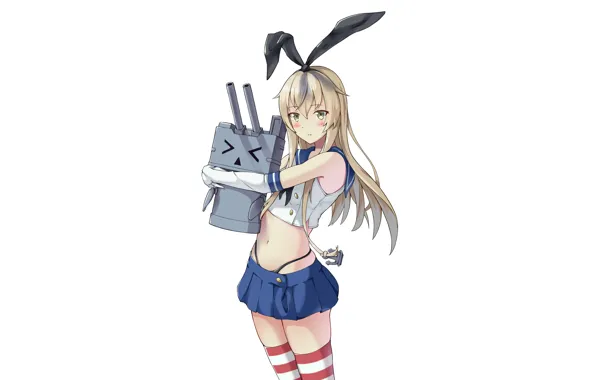 Girl, sexy, thighhighs, long hair, anime, beautiful, pretty, attractive