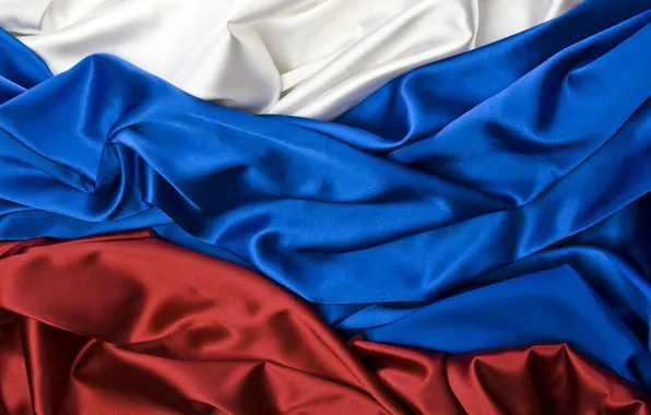 Текстура, флаг, ткань, россия, текстуры, russia