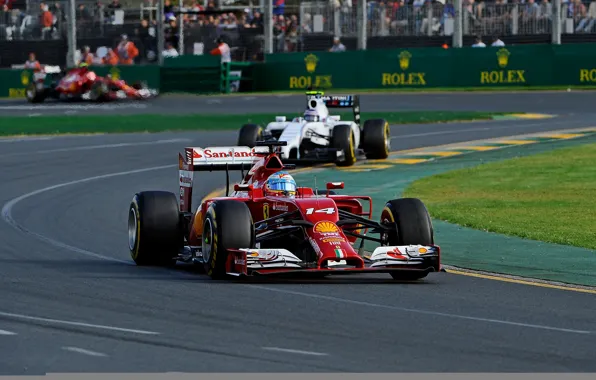 Ferrari, Formula 1, Fernando Alonso, Williams, Kimi Räikkönen, Valtteri Bottas, FW36, F14T