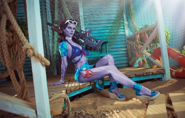 Картинка girl, Blizzard, beautiful, model, cosplay, gorgeous, long-haired, Overwatch