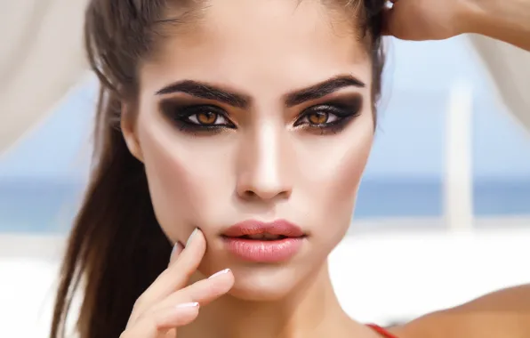 Girl, look, make up