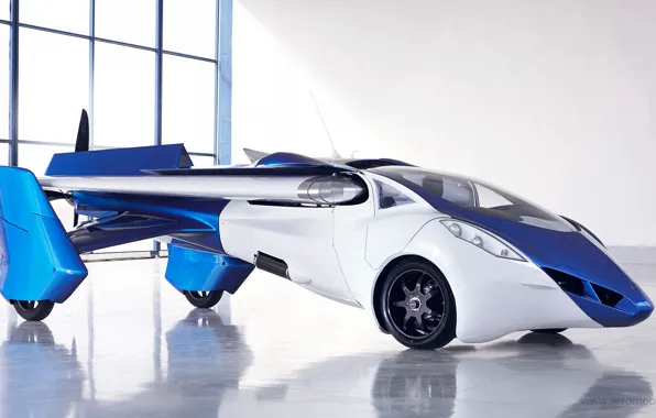 Ангар, концепт, автомобиль, новинка, летающий, AeroMobil 3.0
