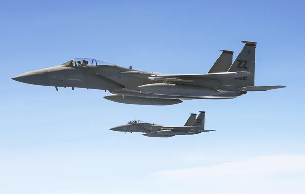 Картинка полет, истребитель, Eagle, F-15