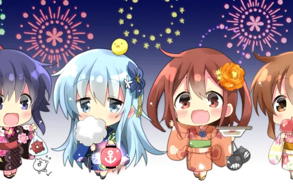 Девочки, Kantai Collection, Флотская коллекция