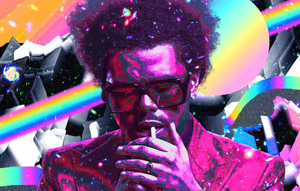 Colorful, weeknd, paintart
