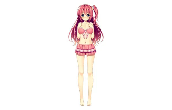 Girl, sexy, cleavage, long hair, boobs, anime, beautiful, purple eyes