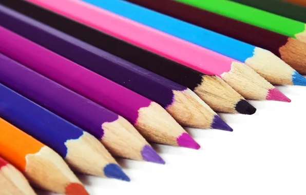 Картинка настроения, цветные, карандаши
