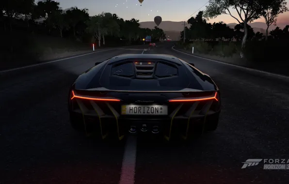 Картинка lamborghini, centenario, Forza horizon 3