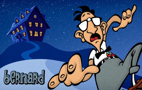 Картинка fear, The day of the tentacle, Bernald