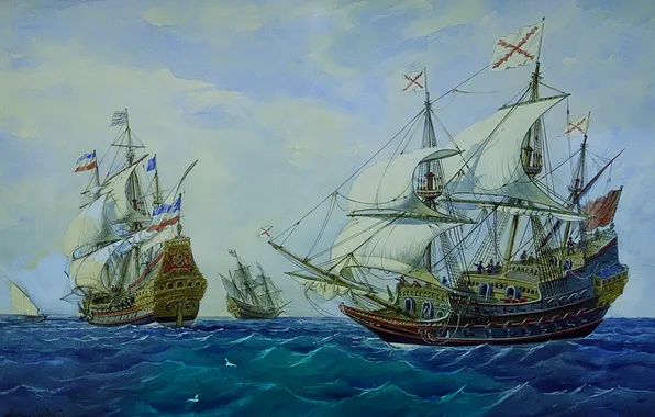 Художник, Galeones, Rafael Monleòn