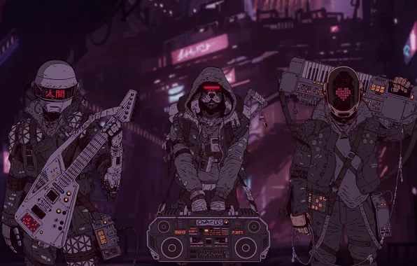 Музыка, Фон, Daft Punk, Thomas Bangalter, Fresh, Дафт Панк, Маски, Guy Manuel de Homem Christo