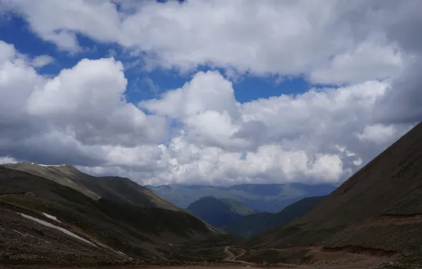 Пейзаж, горы, природа, landscape, nature, mountains, кавказ, домбай