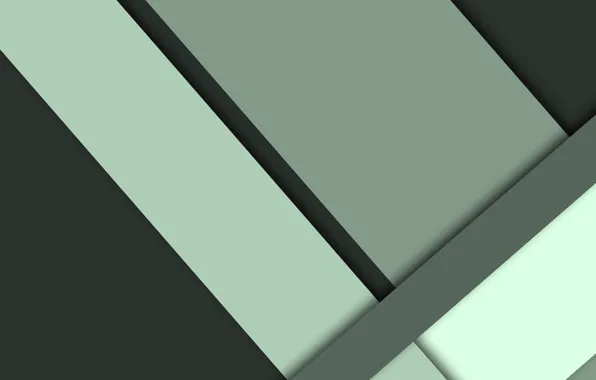 Линии, зеленый, геометрия, design, color, material, flat