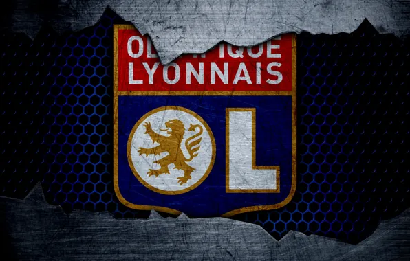 Wallpaper, sport, logo, football, Olympique Lyonnais