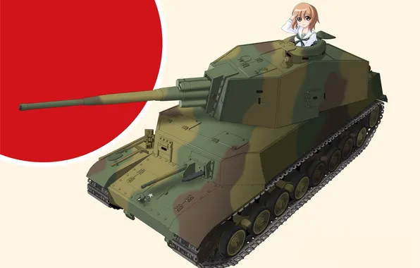 Картинка Art, Girls und Panzer, Nishizumi Miho, Yasu (Defcon-1)