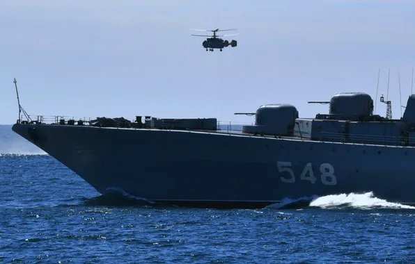 Учения, БПК, Адмирал Пантелеев, проект 1155