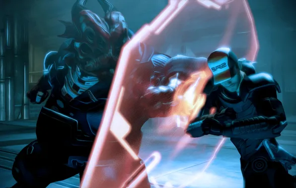 Mass effect, Шепард, серый посредник