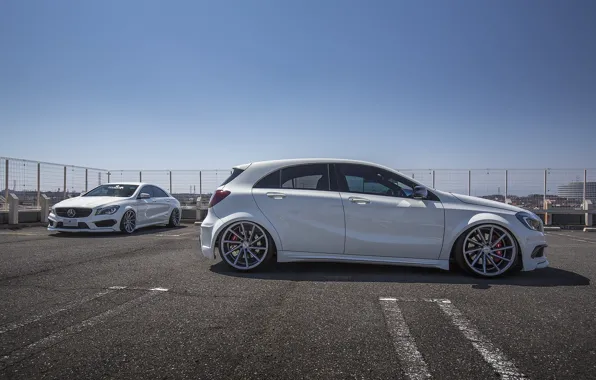 Mercedes, vossen, A-class, CLA