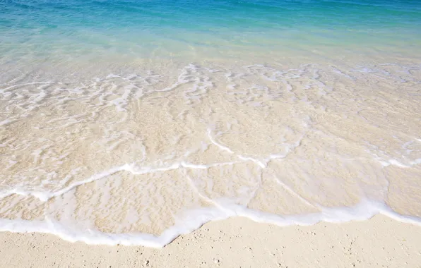 Картинка песок, вода, берег
