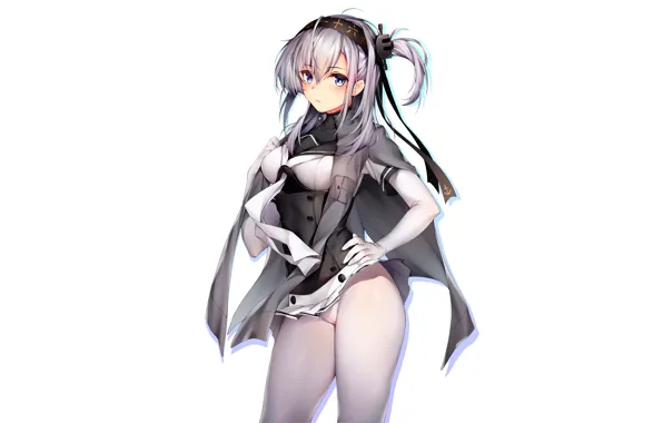 Girl, sexy, long hair, dress, boobs, anime, beautiful, purple eyes