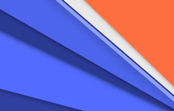 Белый, линии, оранжевый, синий, обои, текстура, Android
