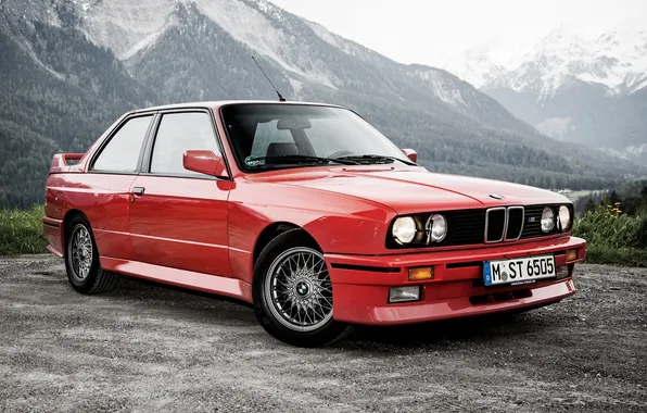 Бмв, купе, BMW, Coupe, E30, 1986