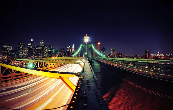 Картинка Нью-Йорк, Бруклинский мост, New York, Brooclin Bridge, Dominic Kero Photograhy