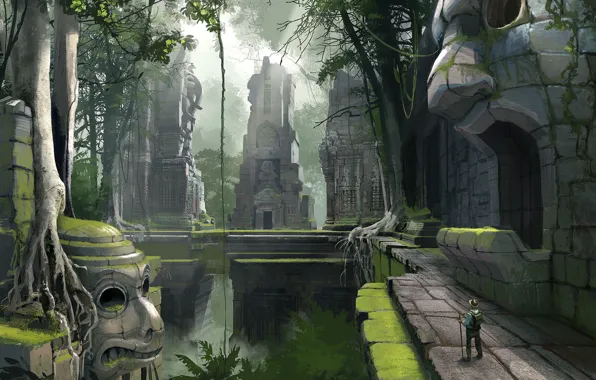 Путешественник, сооружения, Jungle Ruins