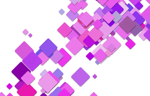 Абстракция, квадраты, background, purple, squares
