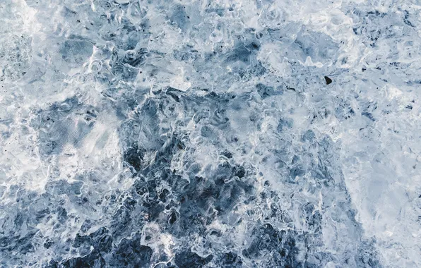 Waves, sea, water, scum