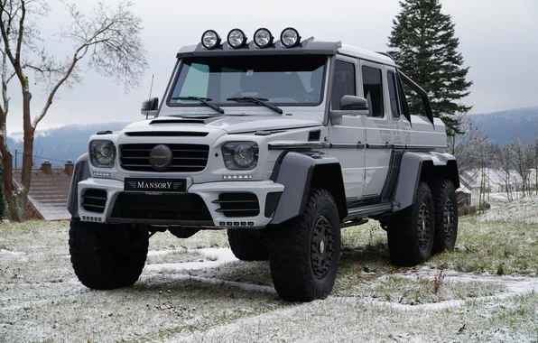 Мерседес, пикап, Mansory, АМГ, 6х6, 2015, G 63, Gronos